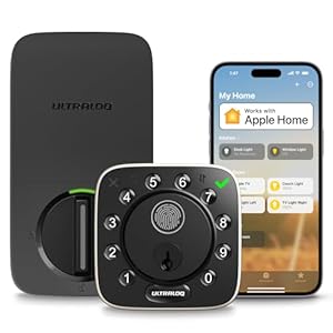ULTRALOQ Bolt Fingerprint WiFi Smart Lock, Works with...