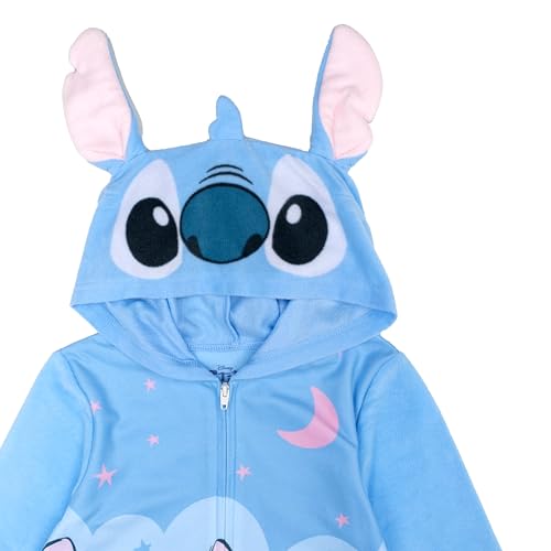 Disney Girls' Descendants | Frozen 2 Footless One Piece Fleece3