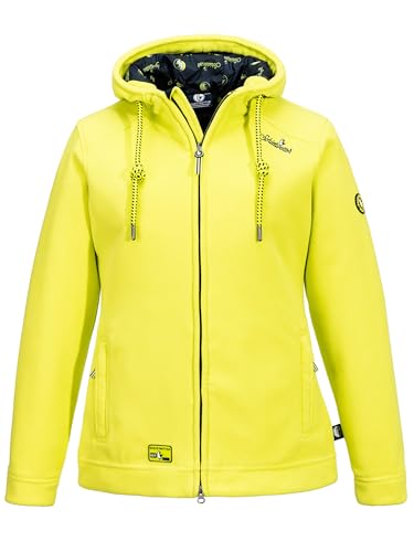 SCHIETWETTER Damen Fleecejacke Holzbein Angie, Outdoorjacke mit Kapuze, Freizeitjacke, Sweatjacke, Camping, Wandern, warm, dick