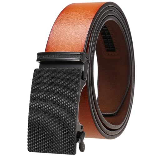 Cowhide Men's Belt Automatic Buckle Belt Men's Korean Version of The Trouser Belt Business Everything