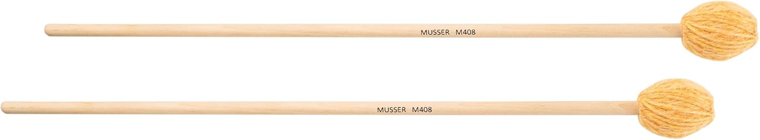 Masser Musser Birch Handle Mallet (for Glocken and Xylophone) [M423] Lexan Head Hardness: Hard