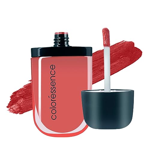 Image of Coloressence Intense Liquid Lipstick | Waterproof 9+ Hours Stay | Highly Pigmented | One Swipe Application|Truffle-8ml