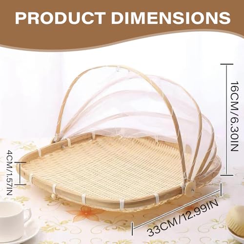 Cesta de frutas con cubierta para proteger tu comida de insectos 4