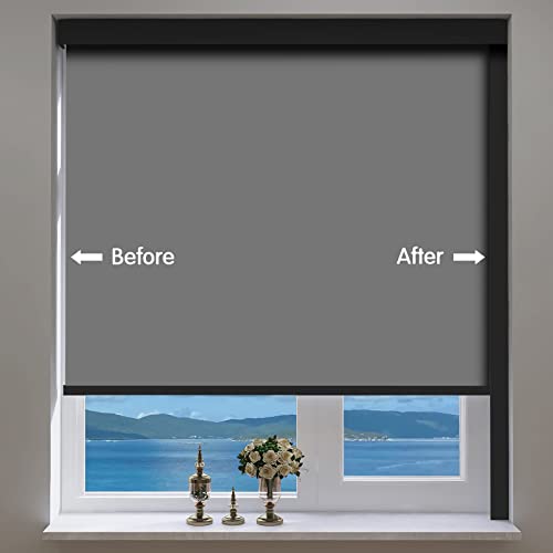 Zstarr 100% Blackout Light Blockers Side Tracks,Pvc Light Blockers For Window Shades And Blinds,Side Tracks For Blackout Shades Easy To Instal,Light Blocking Strips For Bedroom (Black, 58.5",2Pcs) #TOP1