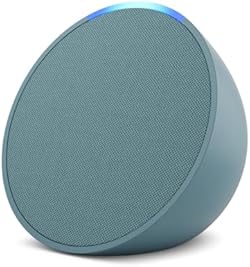 Amazon Echo Pop| Smart speaker with Alexa and Bluetooth| Loud sound, balanced bass, crisp vocals| Green
