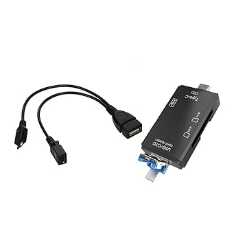 Kit de expansão de armazenamento compatível com Fire TV Stick, FireStick 4K, substituição para Toshiba Samsung TV, leitor de cartão SD 3 em 1, cabo OTG de transferência de arquivos para Firesticks, dispositivos de mídia, cartão SD, micro SD
