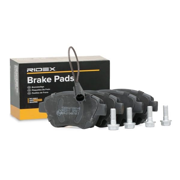 RIDEX Kit Dischi E Pastiglie Freno Anteriori Ventilati, Diametro 256 Mm, Per VW UP!, SKODA Citigo, SEAT Mii