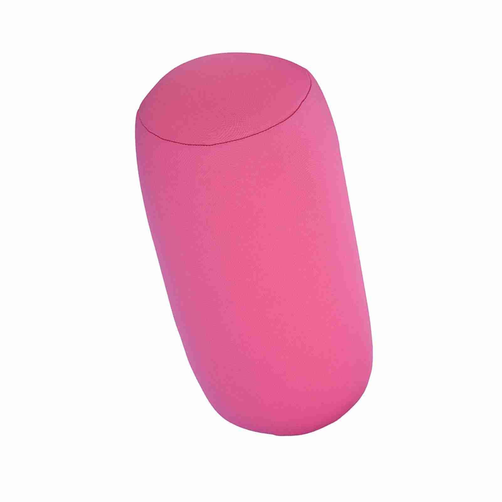 Walmeck Cuscino da Viaggio in Morbida Schiuma con Microsfere per il Collo, Supporto per Casa, Ufficio, Auto, Aereo, Dormire, Relax, Testa, Collo, Polsi, Comfort, Rosso, Rosa, (Rosa)