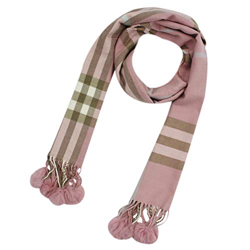 RARITYUS Teens Cashmere Winter Scarf Plaid Shawl Wrap Soft Warm Scarves for Boys Girls3