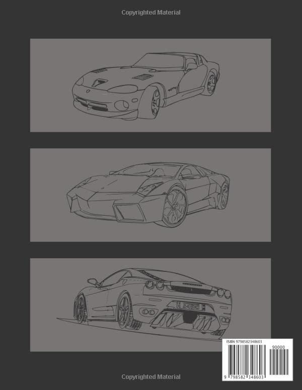 Supercars: Coloring Book Luxury Sports Car Over 25 Designs image 3