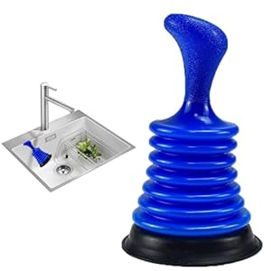 Psfxbm Blue Ribbed Sink Plunger SCSTQ01