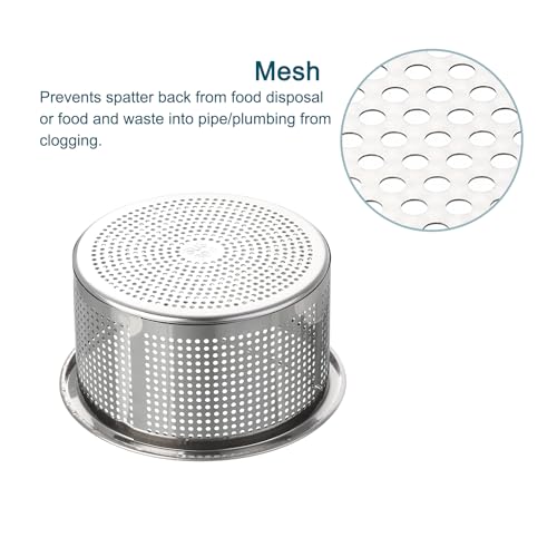 Colador para fregadero de cocina de acero inoxidable miniatura 3