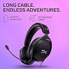 HyperX Cloud Stinger 2 – Gaming Headset, DTS Headphone:X Spatial Audio, Lightweight Over-Ear Headset with mic, Swivel-to-Mute Function, 50mm Drivers, PC Compatible, Black