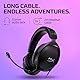 HyperX Cloud Stinger 2 – Größe neu definiert, Leichtes Over-Ear-Headset mit Mikrofon, Stummschaltung durch Wegklappen des Mikrofons, 50mm-Treiber, PC kompatibel, Schwarz