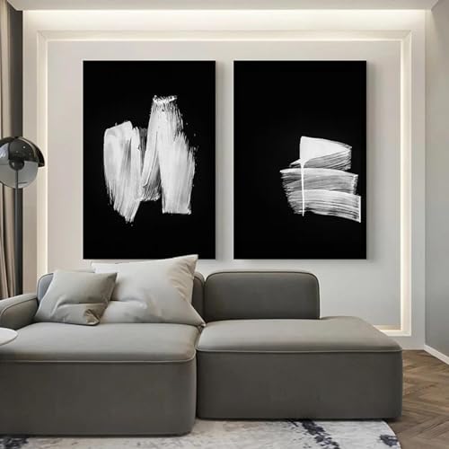 Toile peinture mur art photo premium 80x110cm diptyque d'art créatif sans cadre