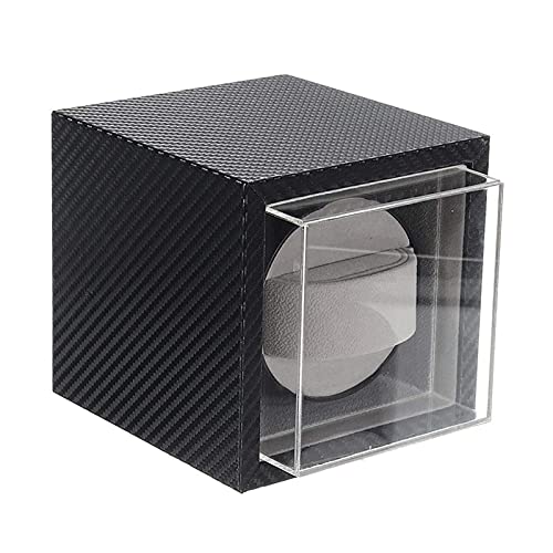 Boîtes de montre WQHPLMD de luxe en fibre de carbone et remontoir automatique silencieux