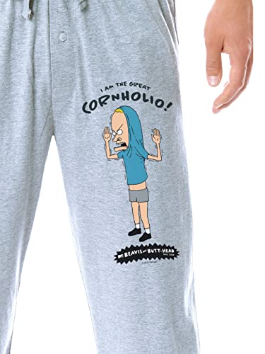MTV Mens' Beavis and Butt-Head Cornholio Character Sleep Pajama Pants2