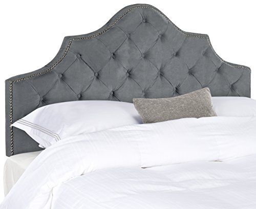 Safavieh Mercer Collection Arebelle Grey Tufted Headboard (Full) #TOP2