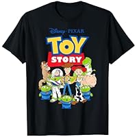 Disney Pixar Toy Story Buzz Woody Jessie Graphic Camiseta