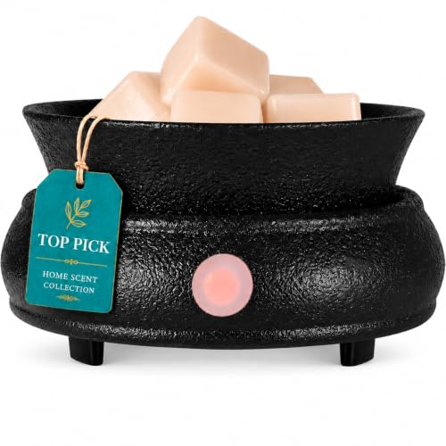 nawaza Ceramic Wax Melt Warmer Electric Candle Burner Scented Wax Black