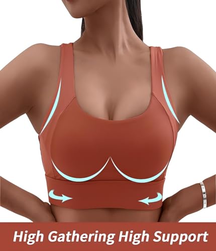 Image of Fabluk Sports Bra European Design - High Impact Support for Running & Cycling