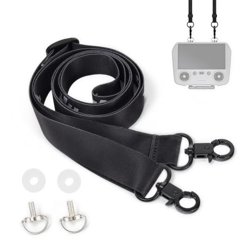 Image of Drone Controller Neck Strap Compatible with DJI RC, RC 2/Pro (Black, 1 Set)