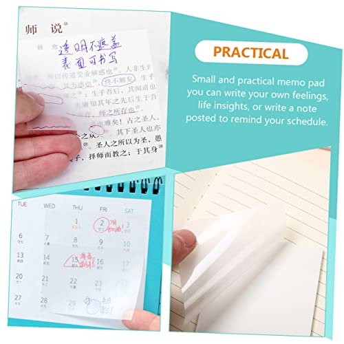 Notes autocollantes transparentes pour rappels de bureau - 2