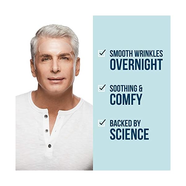 SiO Beauty For Him BrowLift | Forehead Anti-Wrinkle Patch | Overnight Smoothing Silicone Patches For Forehead Furrows, Expression Lines And Creases