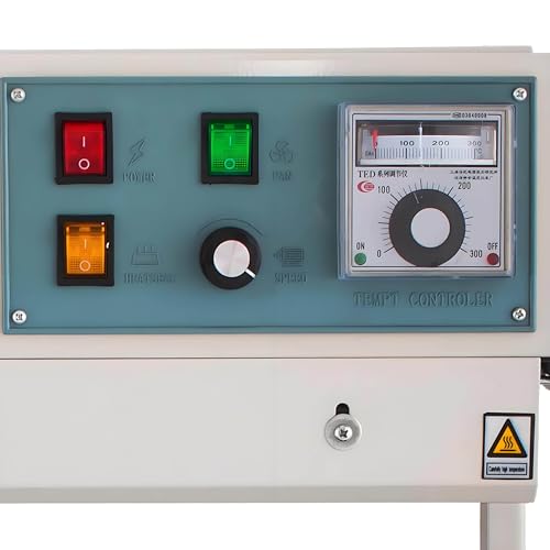 Automatyczna maszyna uszczelniająca, pionowa zgrzewarka taśmowa do worków PVC z regulacją temperatury, 110 V - ciągła praca dla wydajnego pakowania