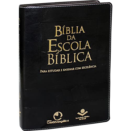 Bíblia da Escola Bíblica com índice - Capa Preta nobre: Almeida Revista e Atualizada (ARA)