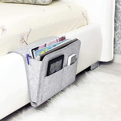 see ever Bedside Caddy| Ipad Holder | Dorm College Room, Bunk Bed, Hospital Bed, Kids Baby Bed | Hanging Storage Organizer | Remote Holder | Large Size 12.5" x 8.2" inch (B0C1H82CQ6) Amazon Price History, Amazon Price Tracker