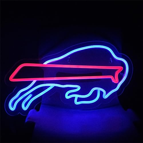 Image of Neon Sign for Buffalo Wall Decor,Man Cave Beer Bar Pub,Game Room,Garage,Christmas Birthday Party Decor Gift