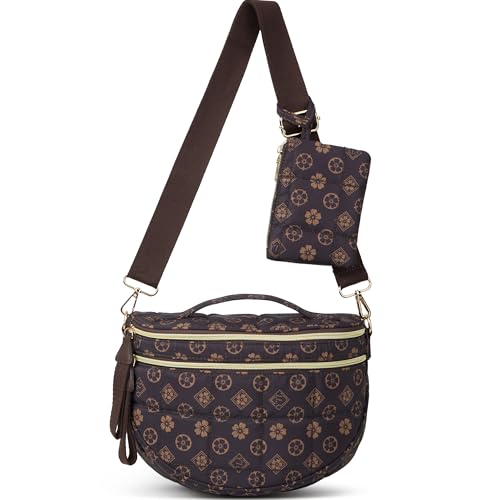 Image of Crossbody Purse for Women Small Crossbody Bags Trendy Vegan Leather with Adjustable Shoulder Straps Gift for Mother Wife Mom