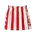 Mud Kingdom Little Girls American Flag Skirt Patriotic National Ruffled High Waist Size 7-8 Fashion Trendy 4th of July Skorts