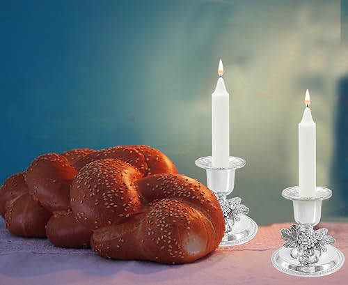 The Dreidel Company Extra Heavy Disposable Candle Holders, 50 Pack - Disposable Candle Drip Cup, Aluminum Foil Drip Cup Bobeches