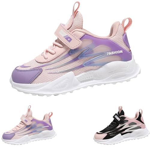 Girls Tennis Athletic Shoes Kids Mesh Breathable Walking Running Sneakers Lightweight Anti-Slip Wide Trainers2
