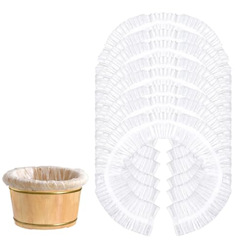 25 liners desechables transparentes para pedicura miniatura 1