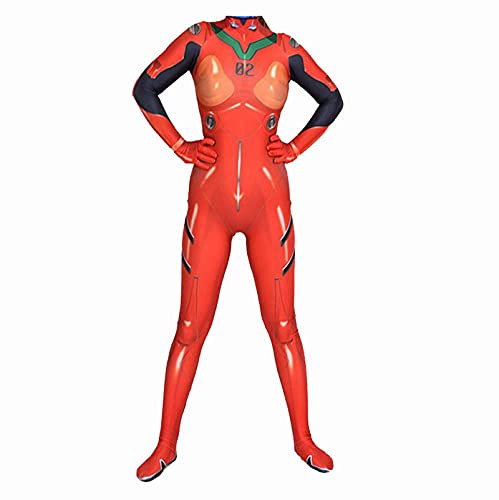 Asuka L-angley Soryu monos Anime Ayanami R-e-i Cosplay Disfraz Mujer E-V-A disfraz de Halloween Zentai traje Cover