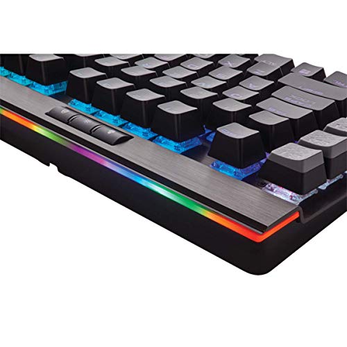 Image of (Refurbished) CORSAIR K95 RGB Platinum Mechanical Gaming Keyboard - USB Passthrough & Media Controls - Tactile & Quiet - Cherry MX Brown - RGB LED Backlit