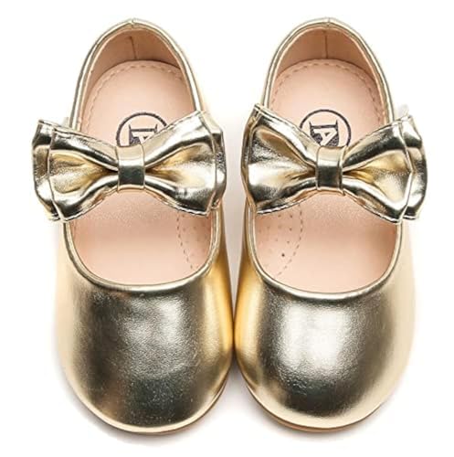 kkdom Girl's Mary Jane Dress Shoes Ballerina Flats School Party Wedding Shoes for Toddler/Little Kid/Big Kid