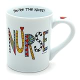 Our Name is Mud “Nicest Nurse” Porcelain Mug, 16 oz.