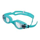 TYR Vesi Femme Googles, Clear/Mint, One Size