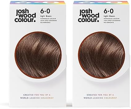 Josh Wood Permanent Colour 7.5 (Darkest Blonde) Celebrity-approved ammonia-free - Leaves hair super shiny and hydrated with 100% grey coverage - Natural-looking and Vegan
