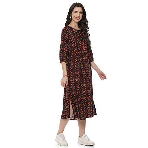Image of Rangriti Teal Liva Straight Dress
