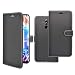 Produktbild Geldbörse Flip Hülle Etui in Schwarz Kompatible mit Huawei Mate 20 Lite