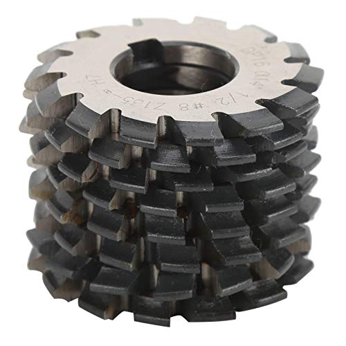 Image of Gear Milling Cutter Set 8Pcs Precision Involute Gear Cutting Tool 14.5 55mm 22mm for Milling Machines High Performance