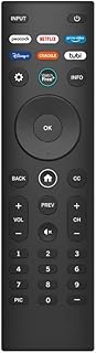 XRT140 Universal Replacement Remote Control for All VIZIO Smart TVs with Netflix Dis+ Tubi Apps