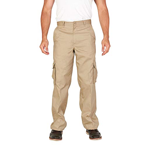 vkwear Men's Tactical Combat Military Army Work Twill Cargo Pants Trousers