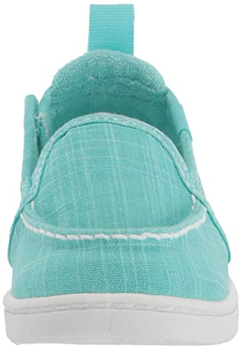Roxy Girls Tw Minnow Slip on Sneaker Shoe, Teal, 8 Little Kid2