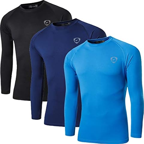 jeansian Herren UPF 50+ UV Sun Protection Outdoor Sport T-Shirt LA245 PackG XL Cover